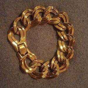 Monet 8" Gold Tone Bracelet